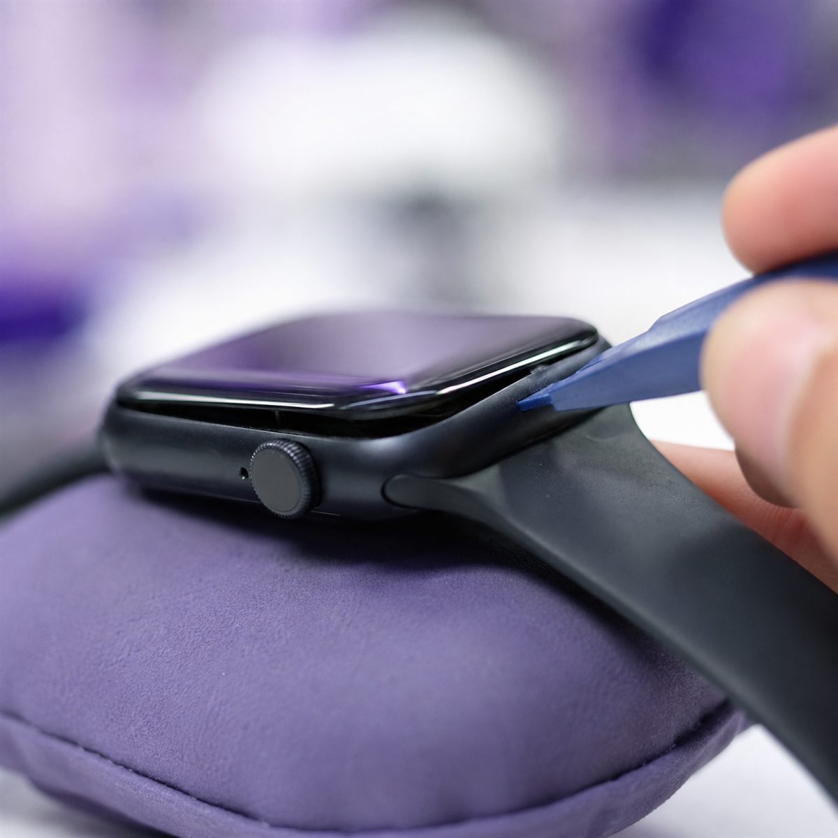 Réparation de montre connectée : remplacement du verre